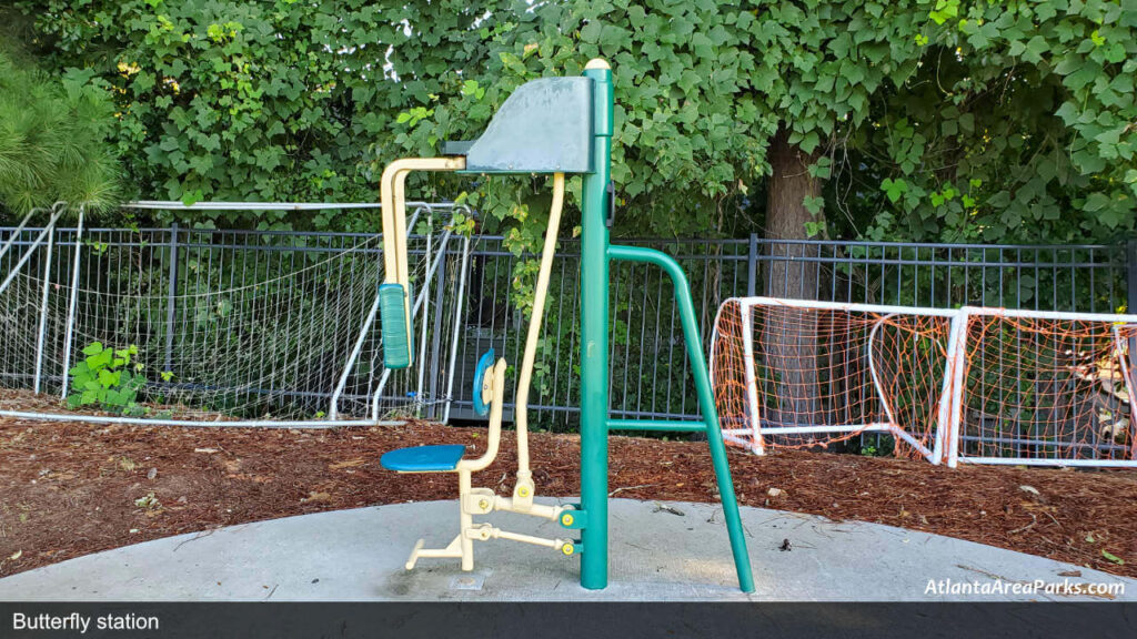 Pernoshal Park DeKalb Dunwoody Outdoor exercise equipment butterfly station