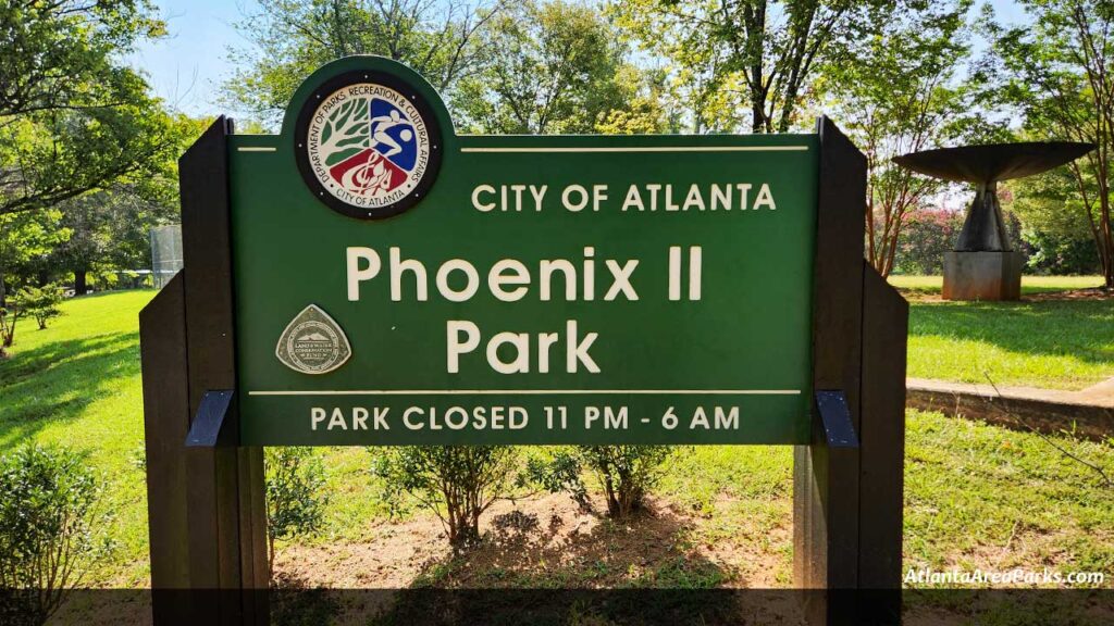 Phoenix-II-Park-Fulton-Atlanta-Park-sign