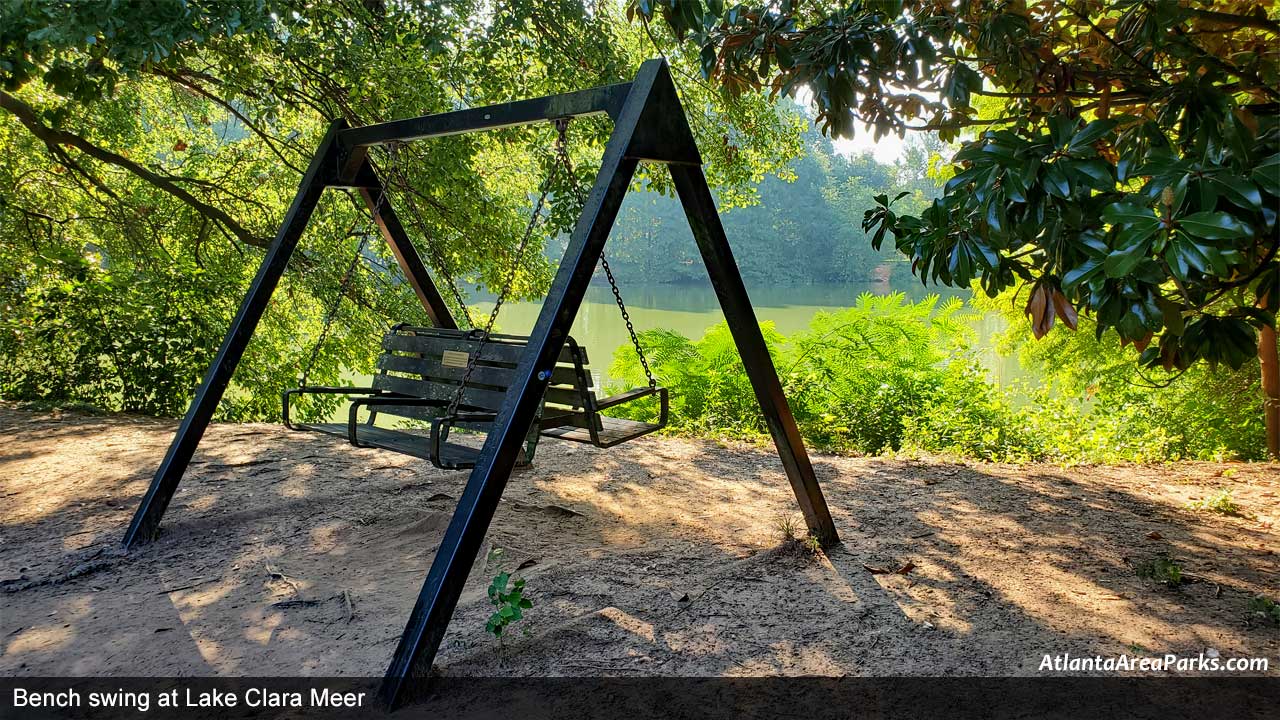 Piedmont-Park-Fulton-Atlanta-Midtown-Bench-swing-at-Lake-Clara-Meer