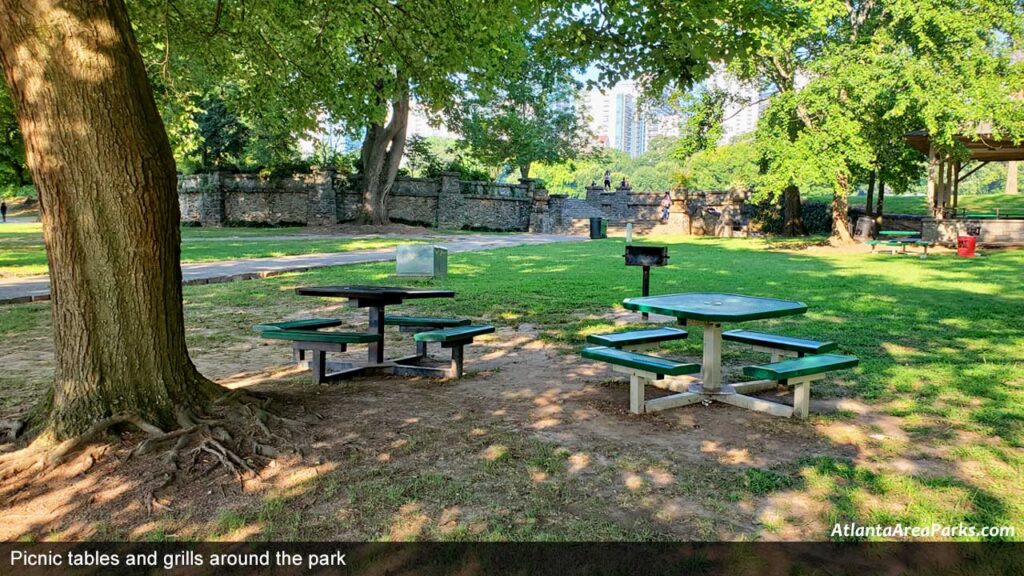 Piedmont-Park-Fulton-Atlanta-Midtown-Picnic-tables-and-grill