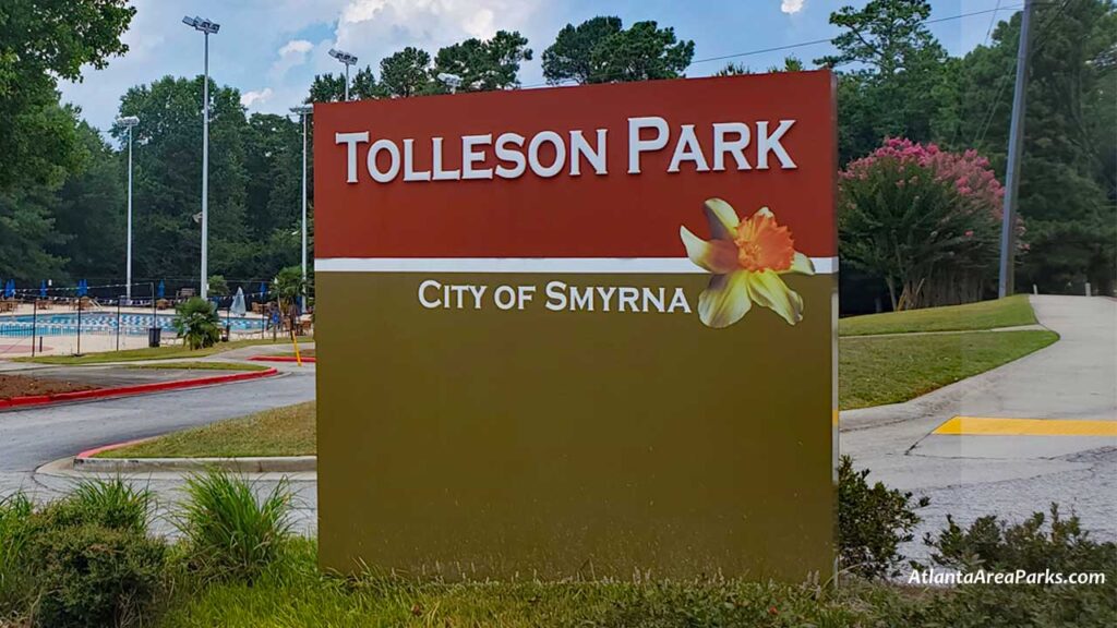 Tolleson-Park-Cobb-Smyrna-Park-Sign