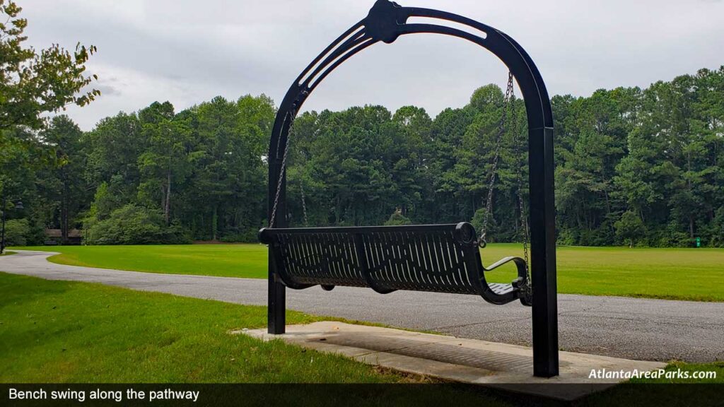 Tumlin-Park-Cobb-Marietta-Bench-swing-on-path