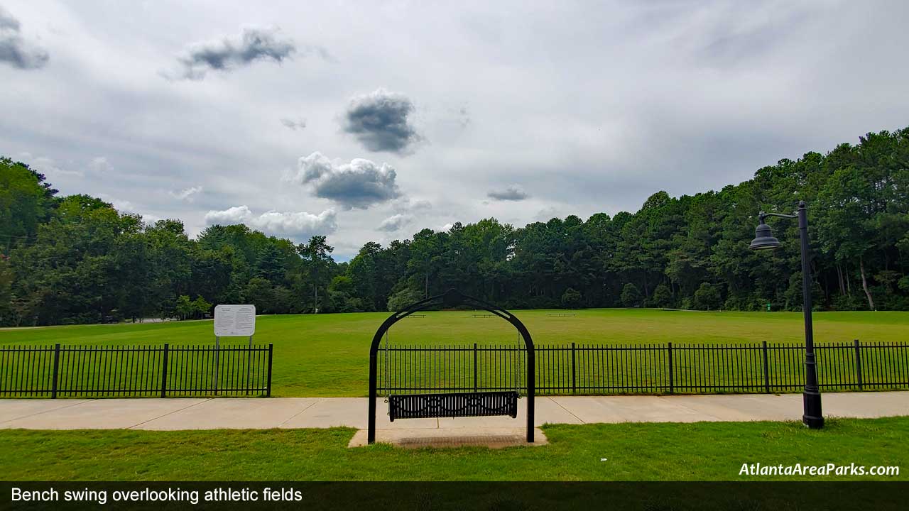 Tumlin-Park-Cobb-Marietta-Bench-swing-overlooking-athletic-fields