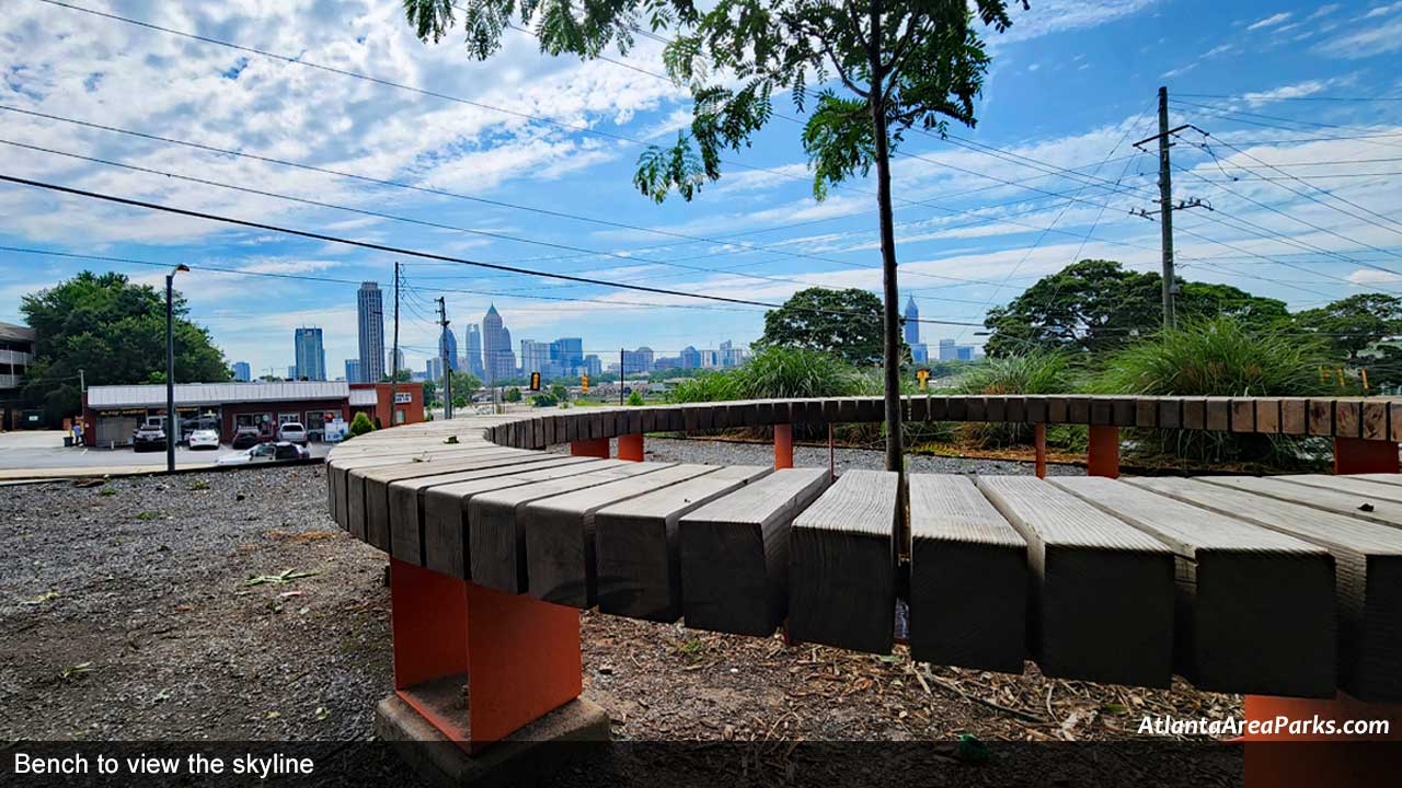 Waterworks-Park-Fulton-Atlanta-Bench-to-view-the-skyline