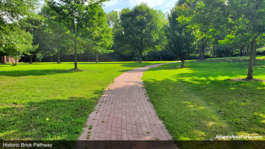 Whittier Mill Park Fulton Atlanta Historic Brick Pathway