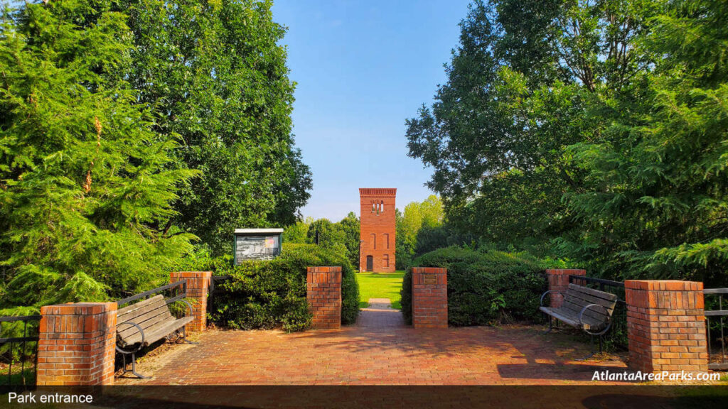 Whittier Mill Park Fulton Atlanta Mill Tower Entrance