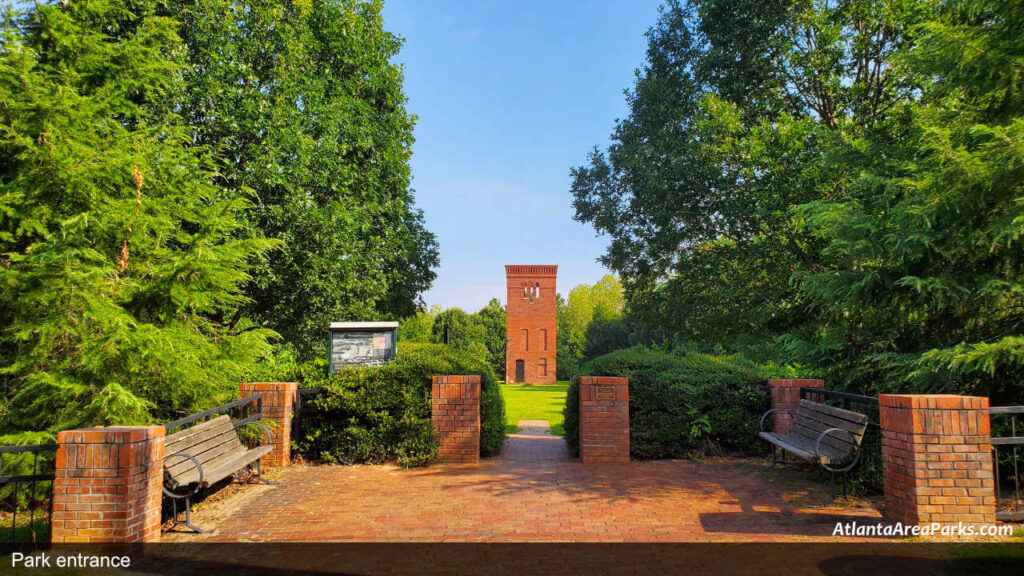 Whittier Mill Park Fulton Atlanta Mill Tower Entrance