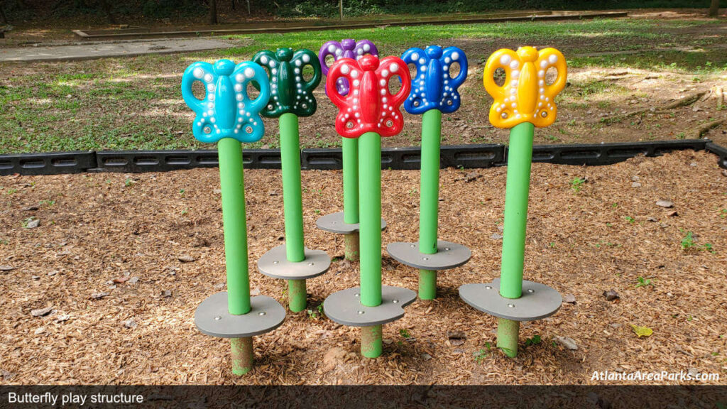 Whittier Mill Park Fulton Atlanta Playground butterflies play structure