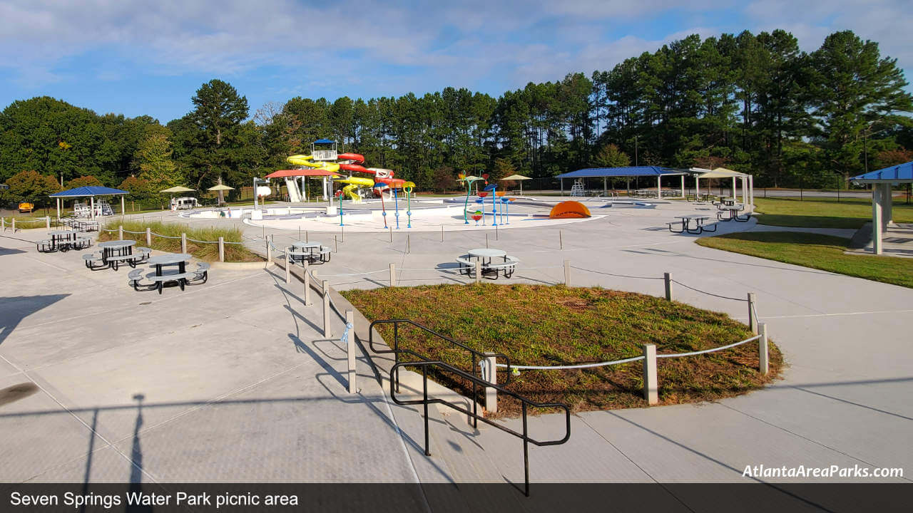 Wild Horse Creek Park Cobb Powder Springs Seven Springs Water Park picnic area